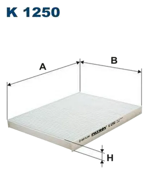 Салонный фильтр Filtron K1250